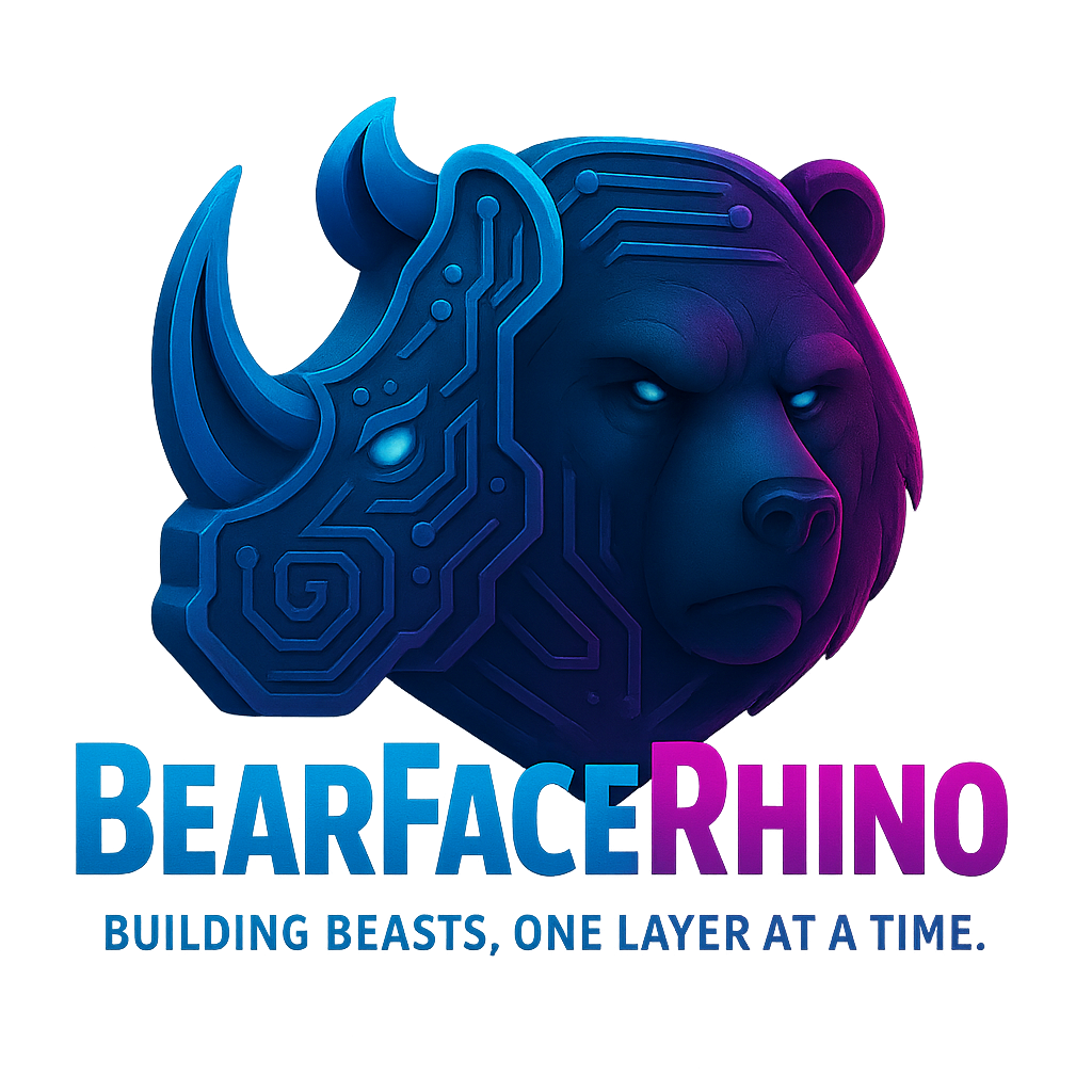 BearFaceRhino - Building Beasts, One Layer at a Time